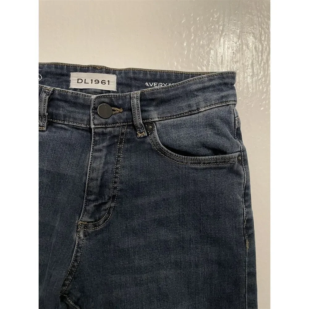 DL1961 29 x 30 Avery Modern Straight RENDER Dark Wash Flex Denim Jeans‎